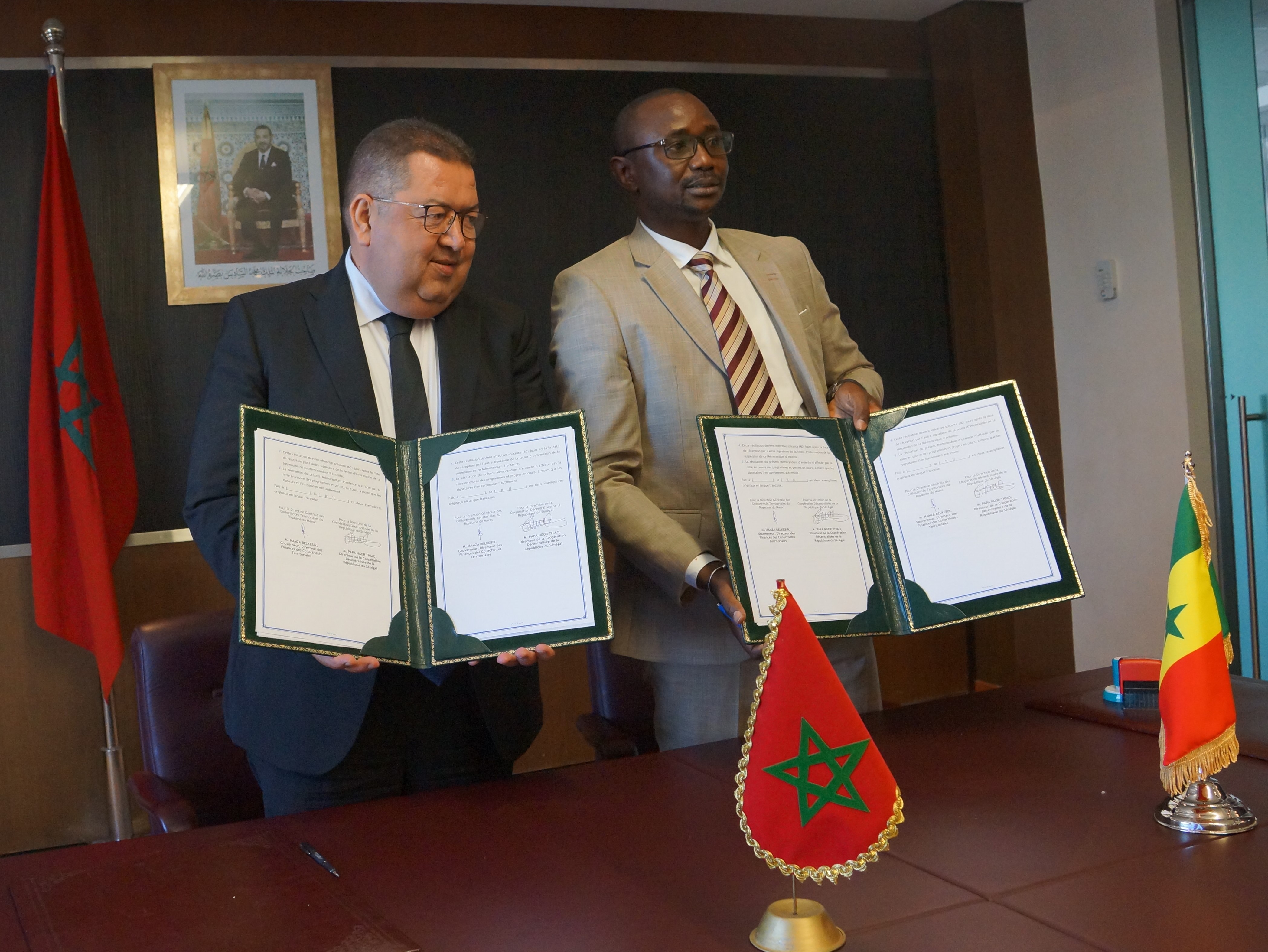 Signature d’un Mémorandum d’entente entre la Direction Générale des Collectivités Territoriales et la Direction de la Coopération Décentralisée du Sénégal 